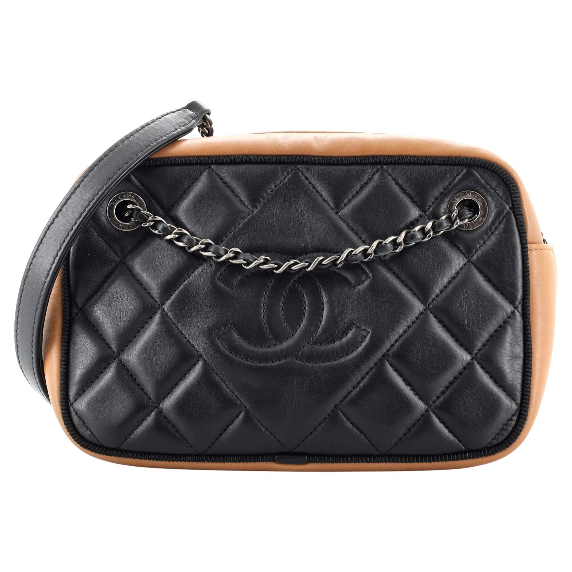 Chanel Ballerine Camera Case Bag Quilted Calfskin Small