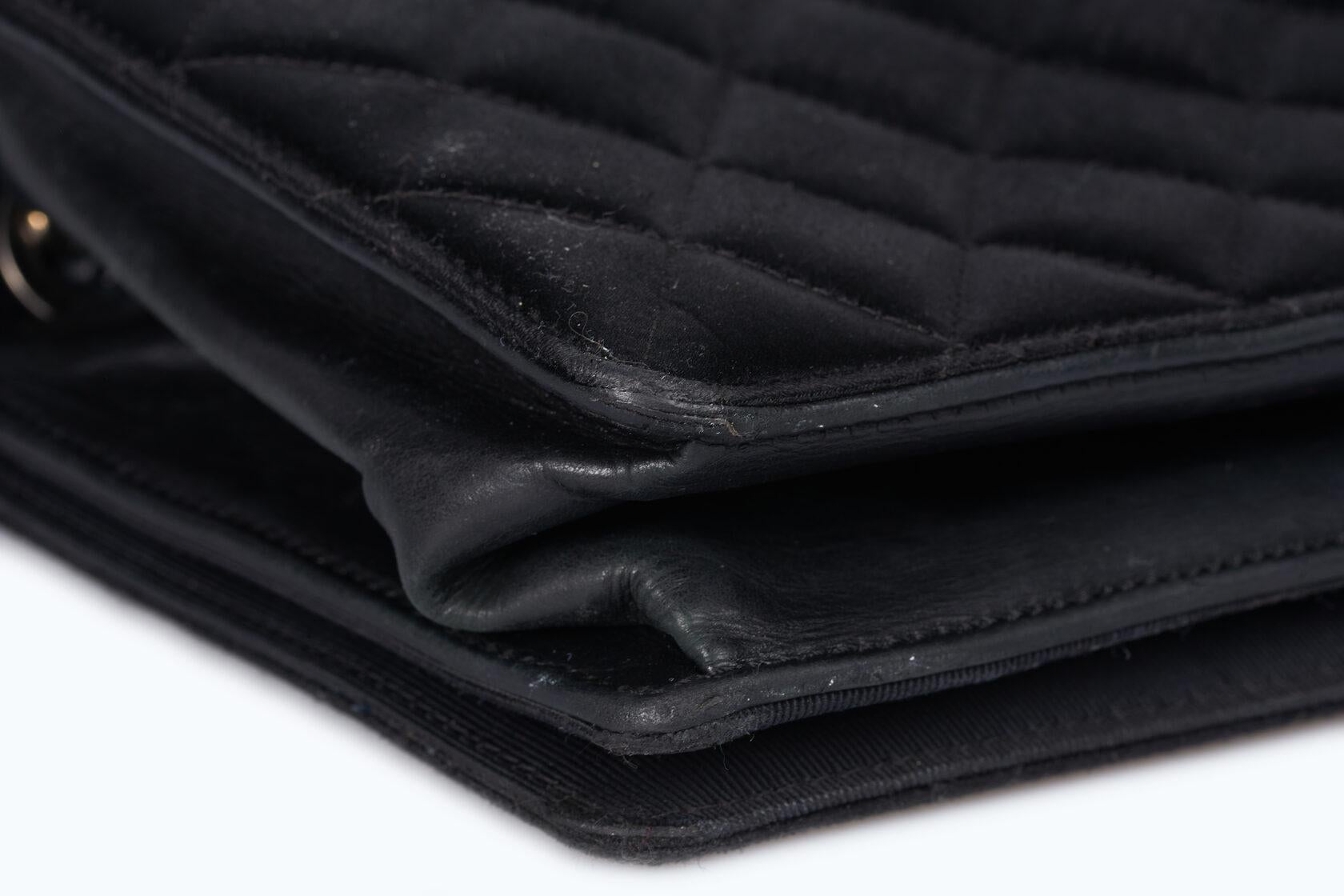 Noir Sac à rabat Chanel Ballerine en vente