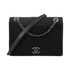 Chanel Ballerine Flap Bag Quilted Satin and Grosgrain Medium
