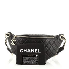 Chanel Banane Waist Bag Quilted Leather