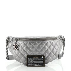 Chanel Banane Waist Bag Quilted Leather