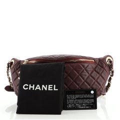Chanel Banane Waist Bag Quilted Leather