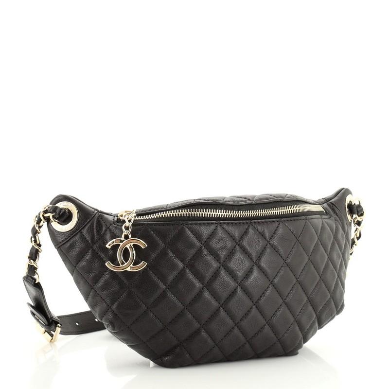 chanel banana bag
