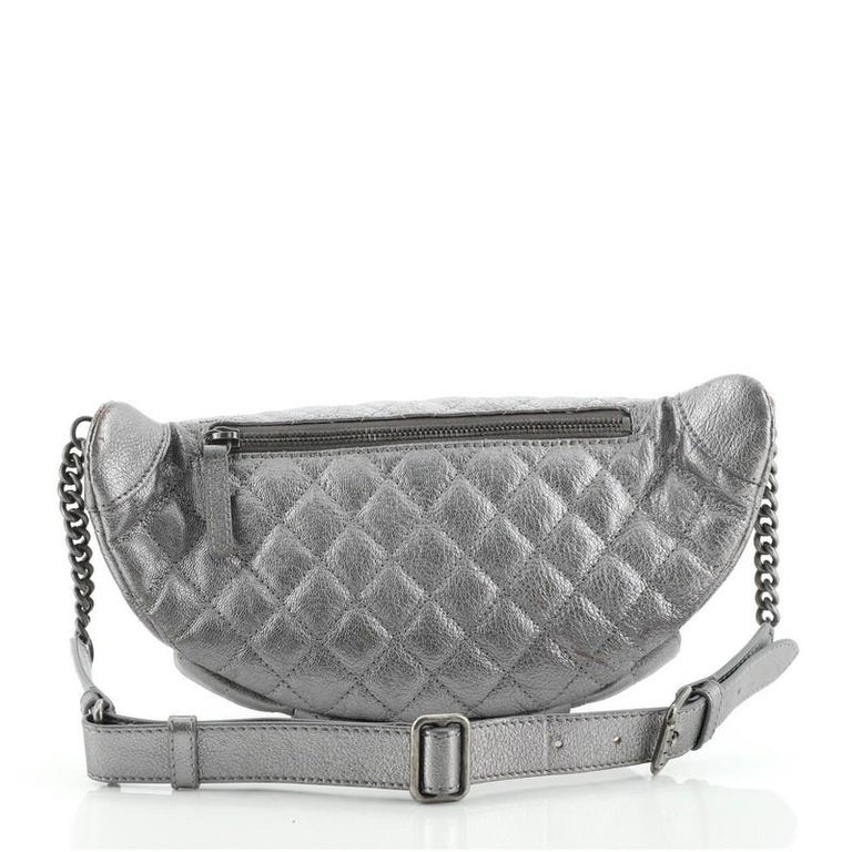 Chanel Banane Waist Bag Quilted Leather at 1stDibs
