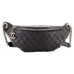 Chanel Banane Waist Bag Quilted Leather