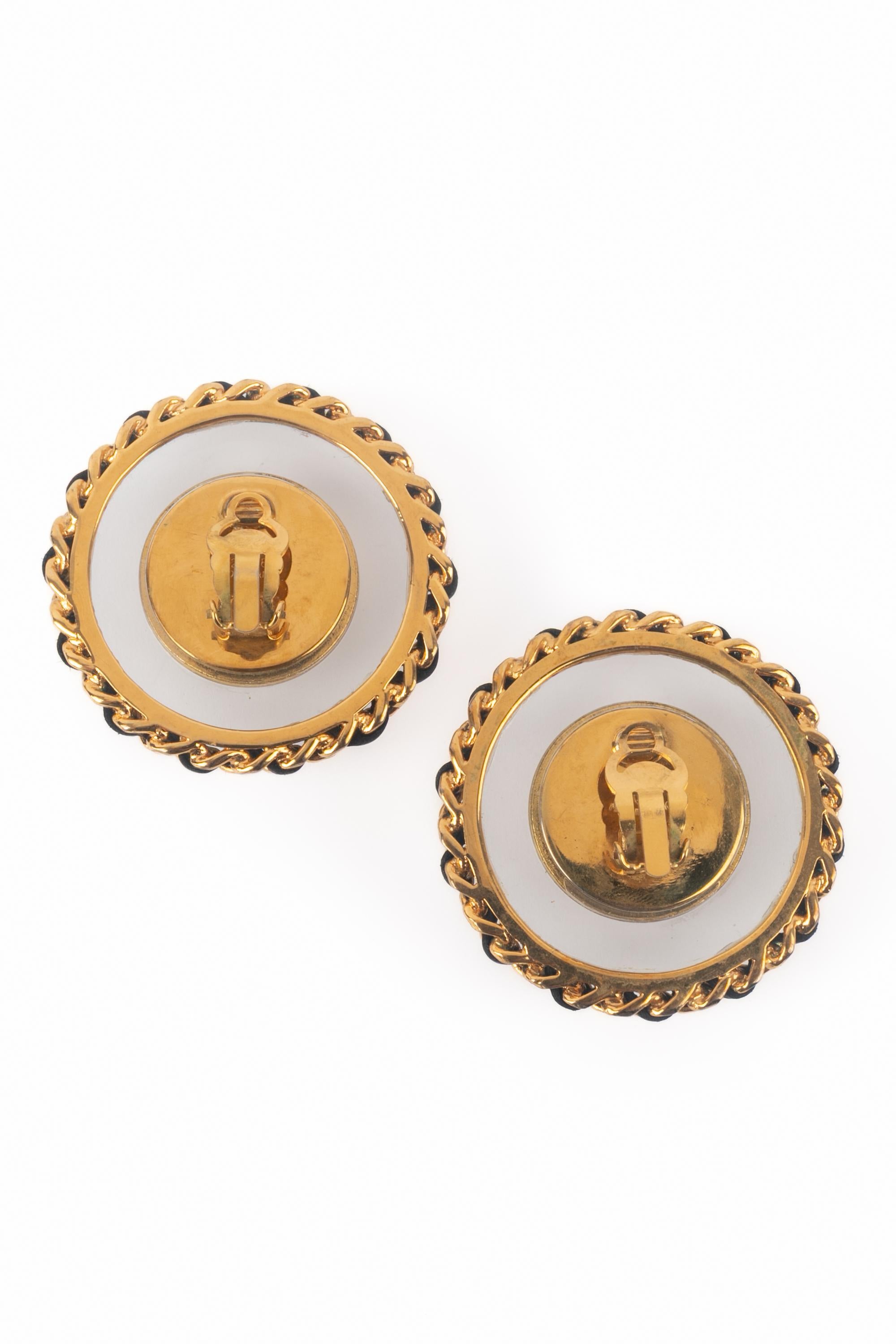 De las mujeres Pendientes barrocos Chanel años 90 en venta