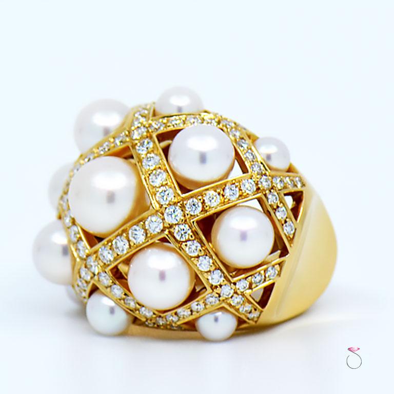 chanel pearl ring