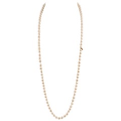 Chanel Baroque Pearl Single Strand Necklace