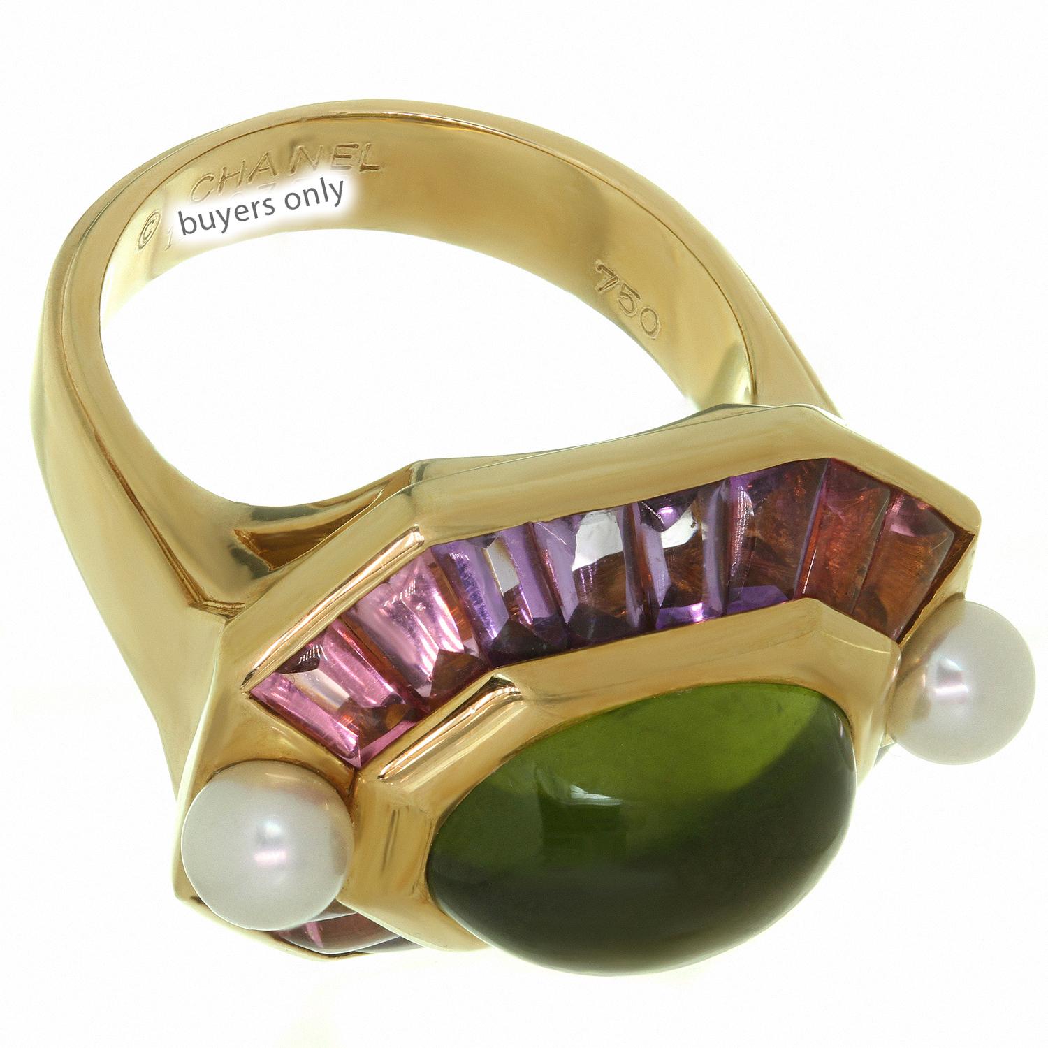 chanel baroque ring