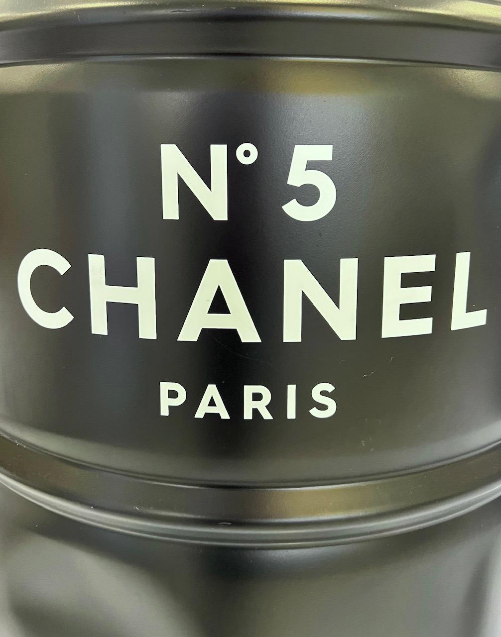 Metal Chanel Barrel '2019' by Marc Boffin For Sale