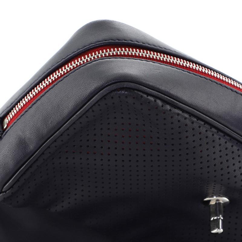 Women's or Men's Chanel Baseball Spirit Flap Bag Perforated Leather Medium