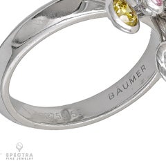 Chanel Baumer 2.13ct Fancy Color Diamond Ring in 18k Gold, France