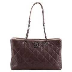 Chanel Be Caviar Tote Quilted Caviar Medium
