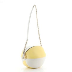 Chanel Beach Ball Shoulder Bag Calfskin Leather Small