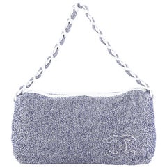 Chanel Beach Resin Chain Hobo Terry Cloth Large