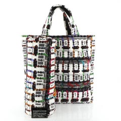 Chanel Beach Tote Printed Terry Cloth Large
