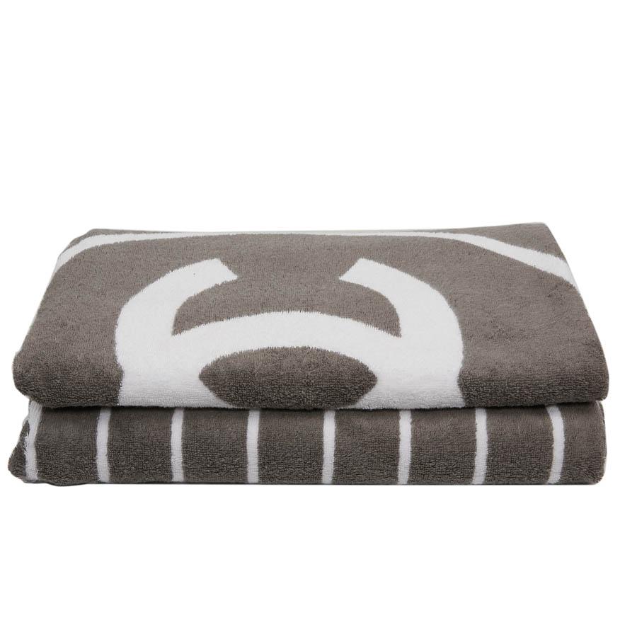 Gray CHANEL Beach Towel Large Model