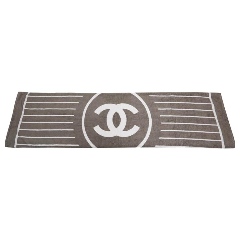 CHANEL Beach Towel Large Model at 1stDibs chanel towel, chanel towels