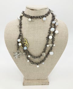 Chanel Beaded Fringe Belt Necklace