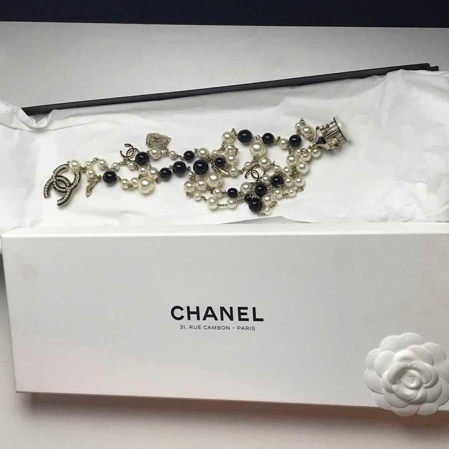 Women's CHANEL Beads And Charms Belt/Necklace