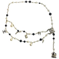 CHANEL Beads And Charms Belt/Necklace