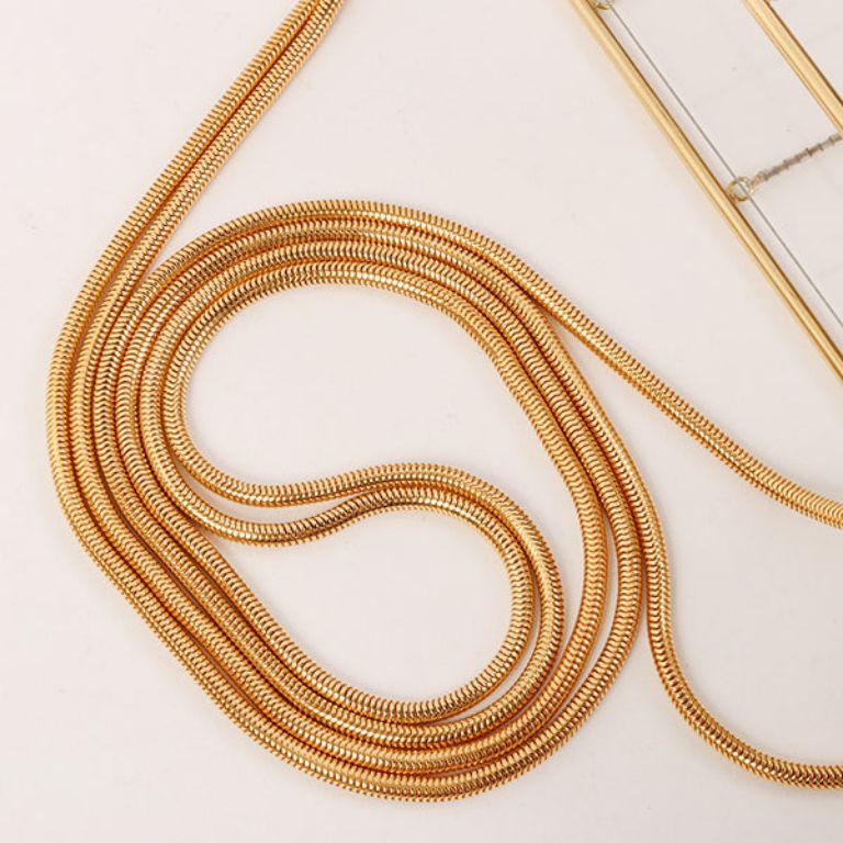 Chanel Beads Chocolate Bar Logo Charm Chain Shoulder Bag Clear For Sale 8