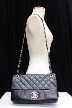 Chanel beautiful smooth and quilted leather bag, 2012/2013
