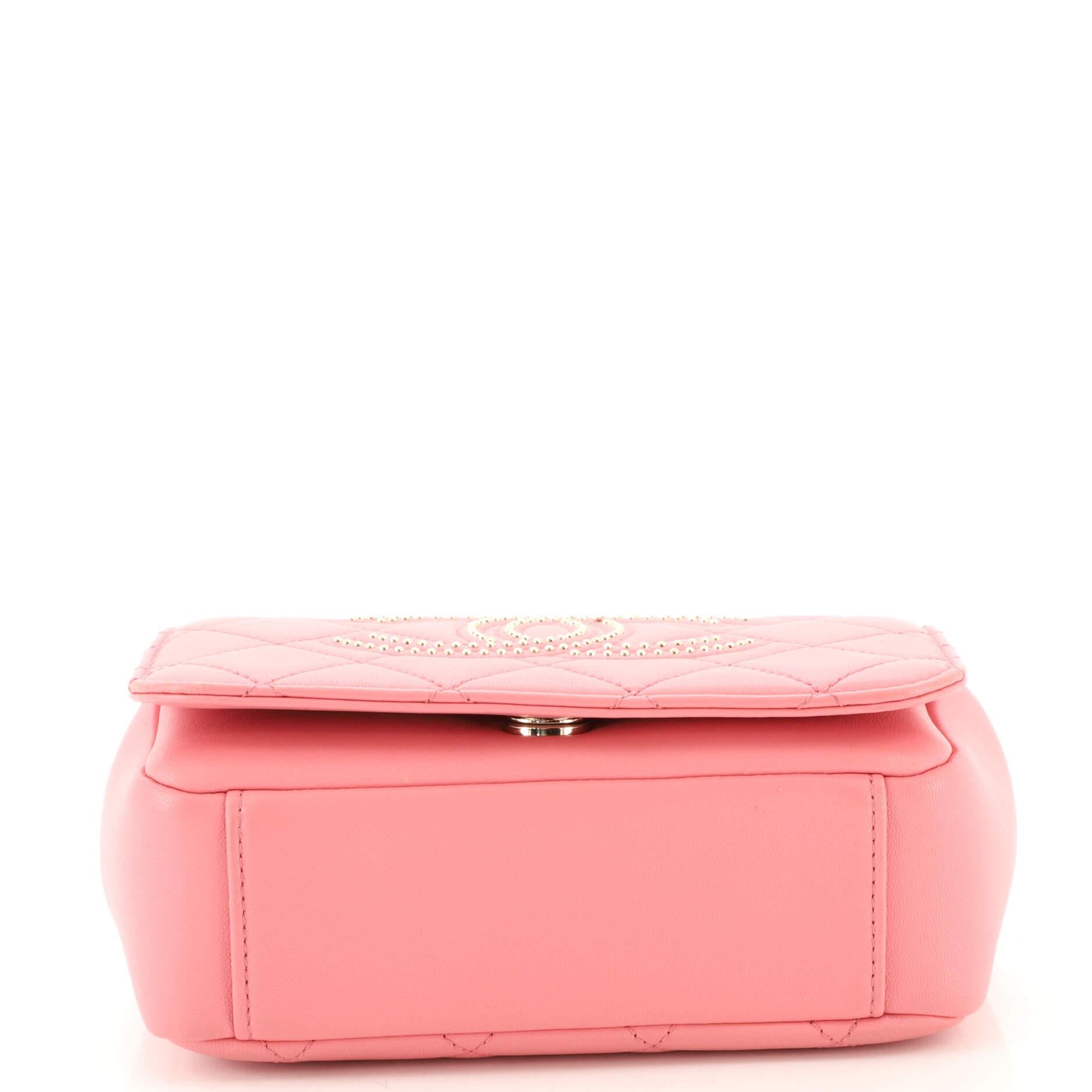 pink chanel makeup bag