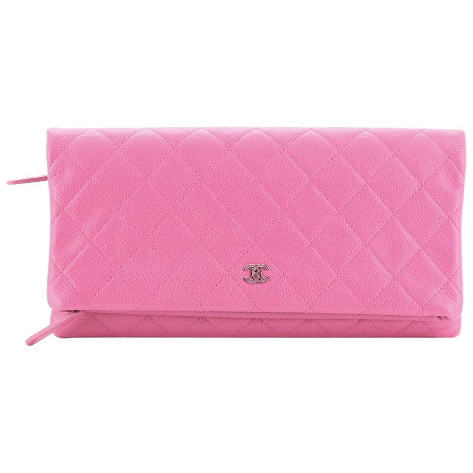 Chanel Beauty CC Clutch Quilted Caviar at 1stDibs