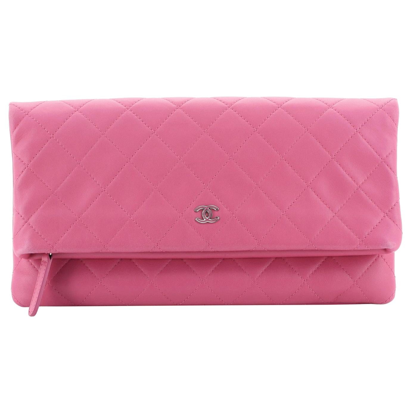 Chanel Beauty CC Clutch Quilted Lambskin