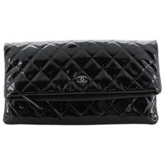 Chanel Beauty CC Clutch Quilted Patent