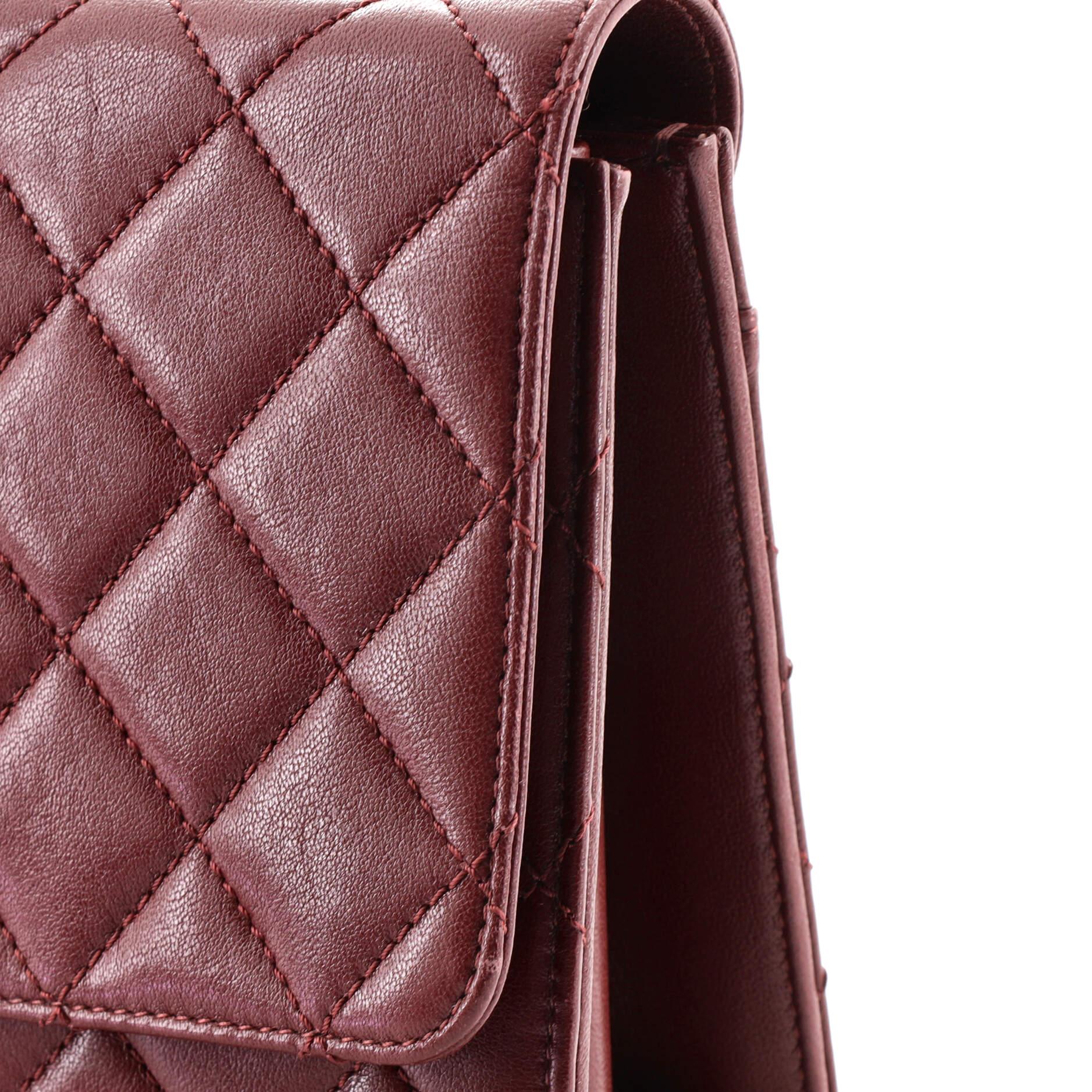 Chanel Beauty Lock Flap Bag Quilted Sheepskin Large 3