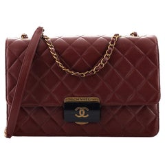 Chanel Beauty Lock Flap Bag Quilted Sheepskin Large
