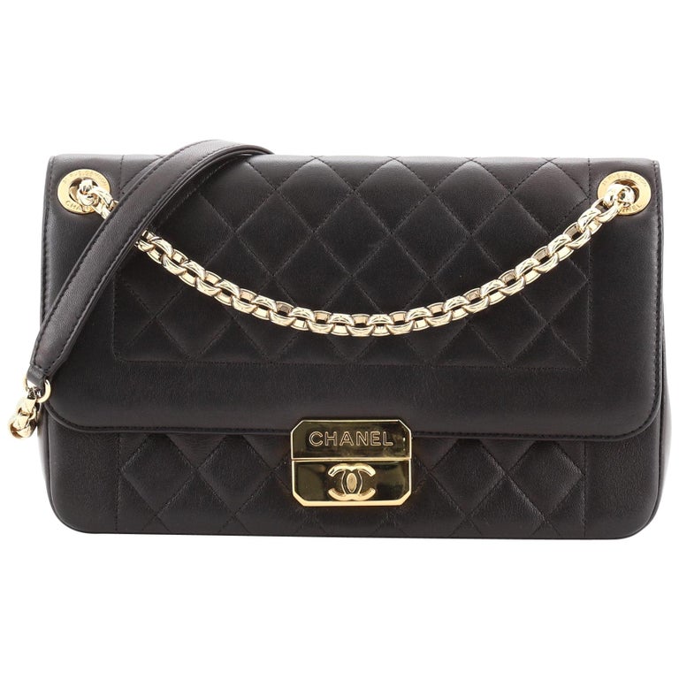 Chanel Beauty Lock Flap Bag Quilted Sheepskin Medium