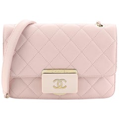 Chanel Beauty Lock Flap Bag Quilted Sheepskin Mini