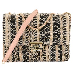 Chanel Beauty Lock Flap Bag Quilted Tweed Small