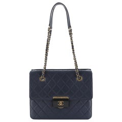 Chanel Beauty Lock Tote Quilted Sheepskin Small