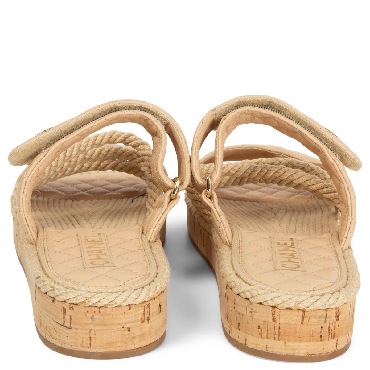 chanel rope sandals