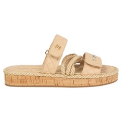 Chanel Dad - 8 For Sale on 1stDibs  chanel dad sandals beige, chanel dad  sandals 2022, chanel velvet dad sandals