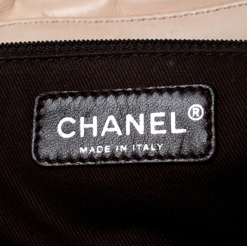 Chanel Beige/Black Quilted Leather Reissue Shoulder Bag 1