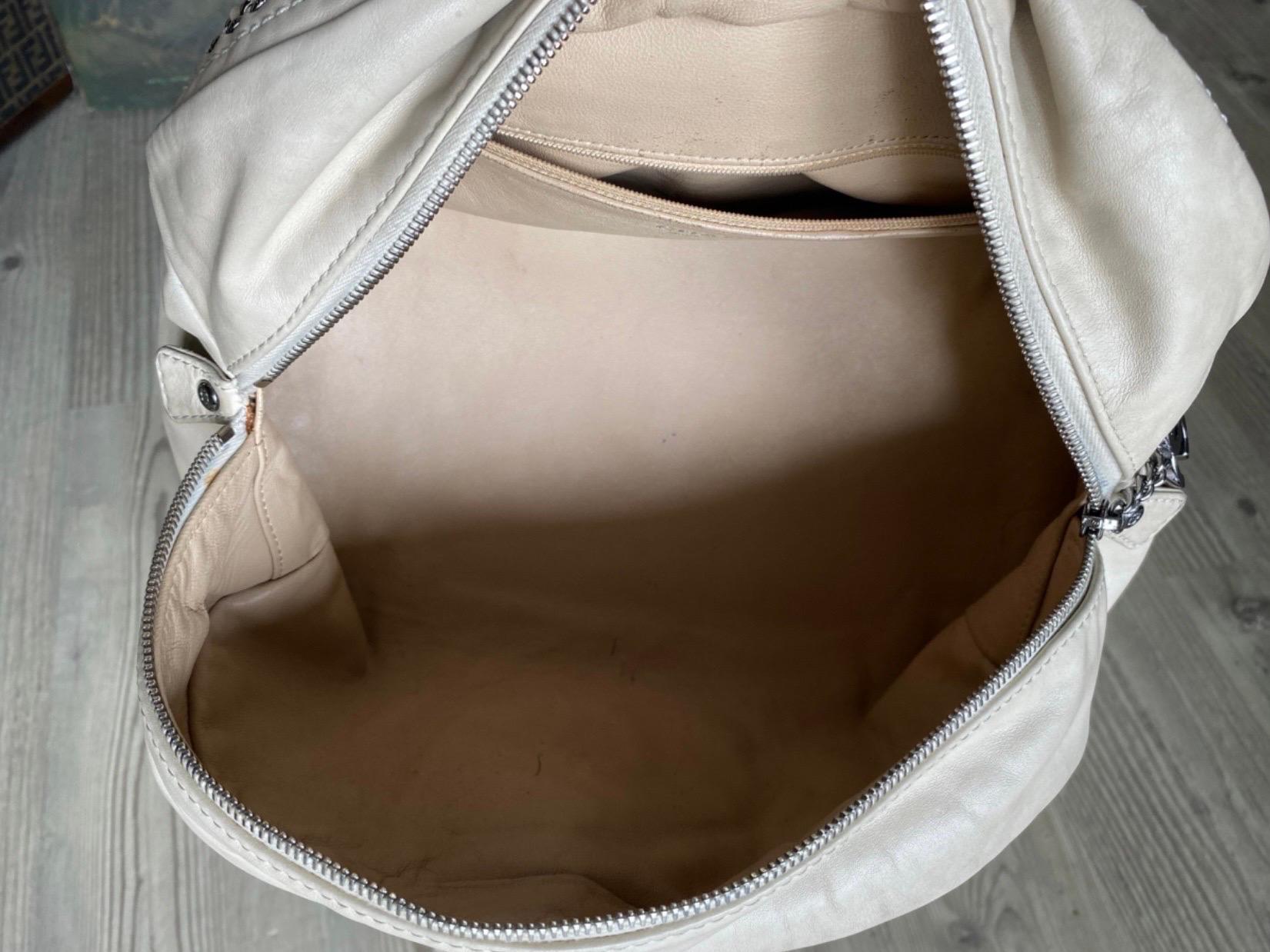 Chanel beige bowling Bag 1