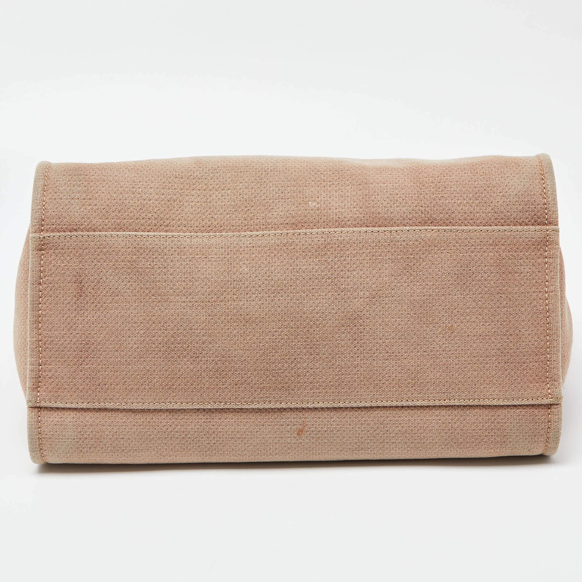 Chanel Beige Canvas and Leather Large Deauville Shopper Tote 1