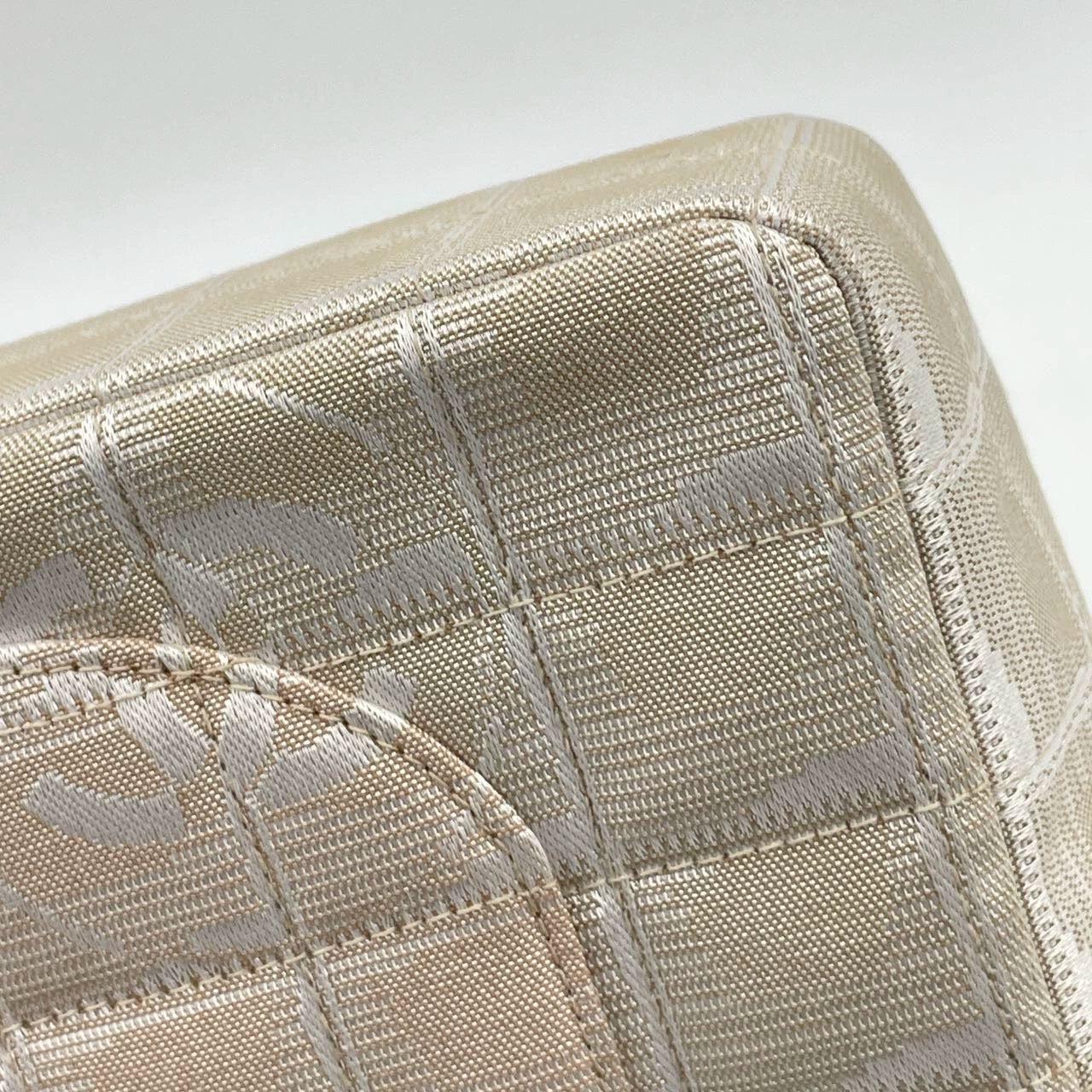 Chanel Beige Canvas Ice Cube Classic Flap 2000-2002 Shoulder Bag 12