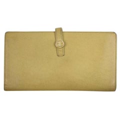 Vintage Chanel Beige Caviar Button Line Ccwlm17 79cca609 Wallet