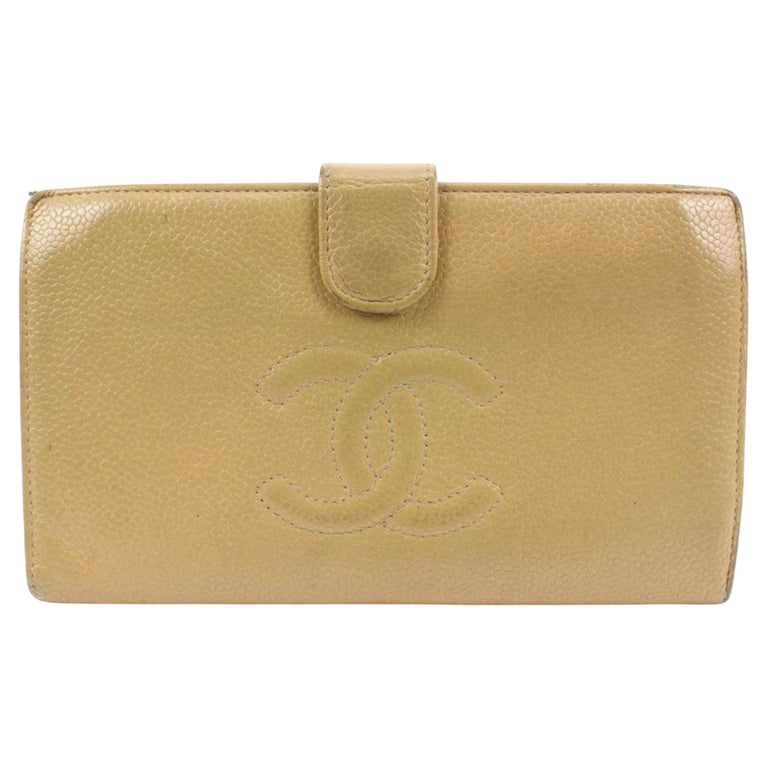 Chanel Caviar Long Wallet - 34 For Sale on 1stDibs