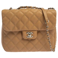 Chanel Beige Caviar Leather Medium Urban Companion Flap Bag