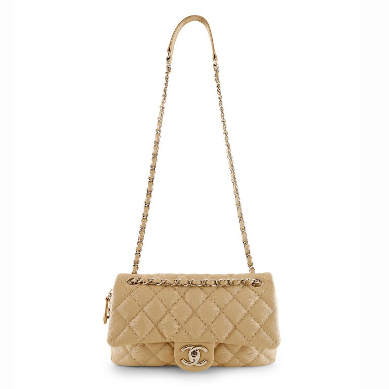 Chanel Beige Classical flap bag ○ Labellov ○ Buy and Sell