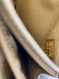 Chanel Beige CC Logo Long Bifold Flap Wallet 857664