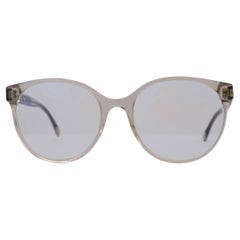 CHANEL beige clear acetate PANTOS ROUND Eyeglasses 3401
