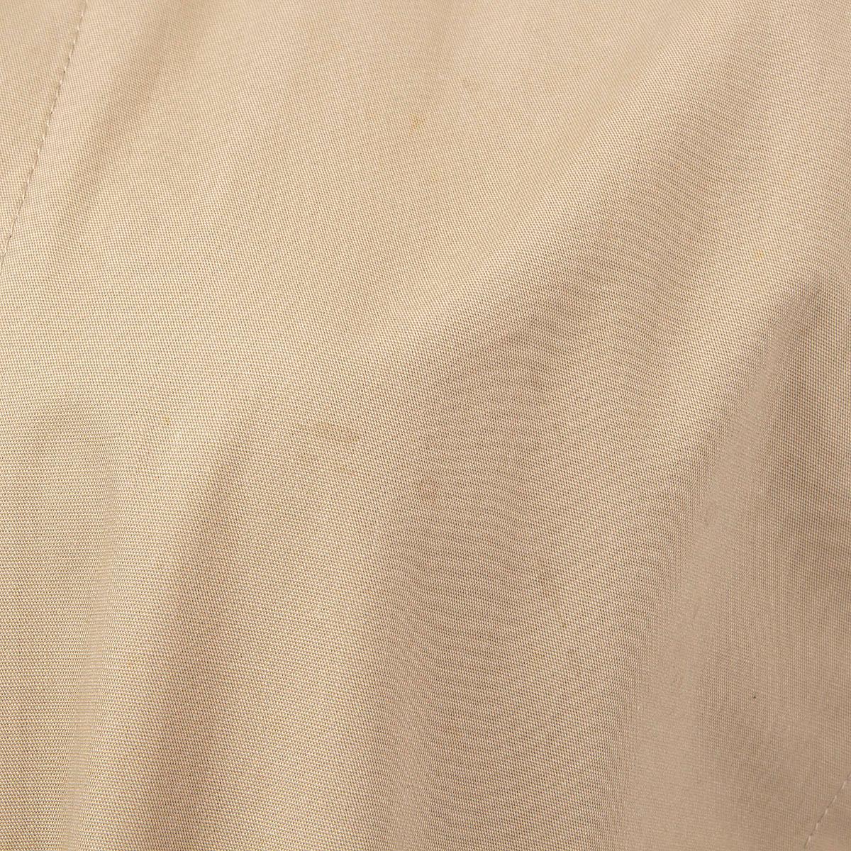 CHANEL beige cotton 1994 CHAIN DRAWSTRAING Coat Jacket 38 S 2